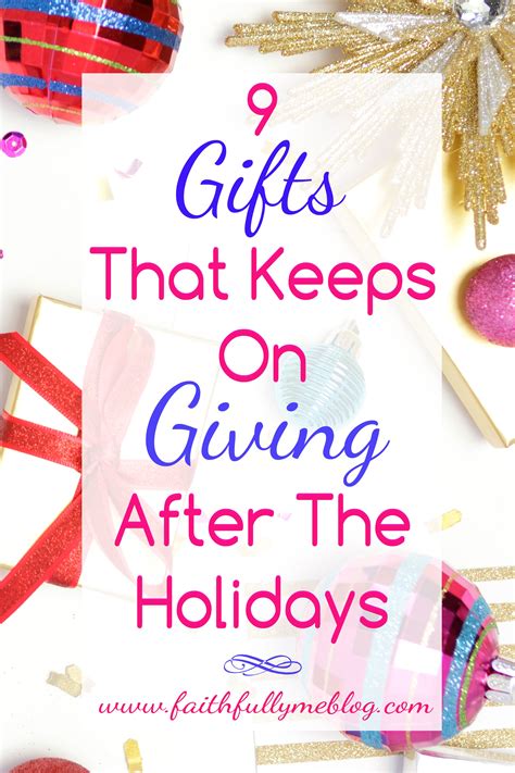 Gifts that keep on giving: Make Christmas mean .